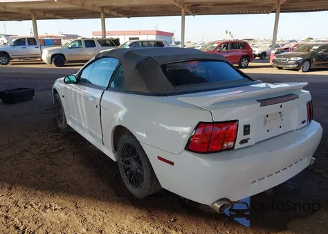 2000 Ford Mustang Gt из США, поврежденный, VIN 1FAFP45X8YF305909